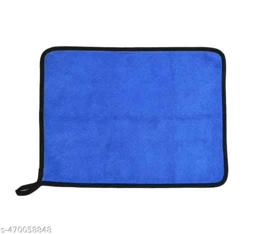 HM Villa Microfiber Towel for Car Cleaning and Detailing, 30x40cm 800 GSM - Dual Sided, Extra Thick Plush, Lint Free Microfiber Cloth - (Pack of 3)