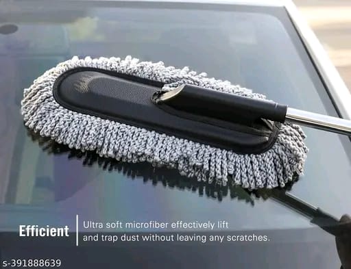 Microfiber Flexible Duster Car Wash | Car Aing Accessories | Microfiber | Brushes | Dry/Wet Home, Kitchen, Office Aing Brush with Expandable Handle