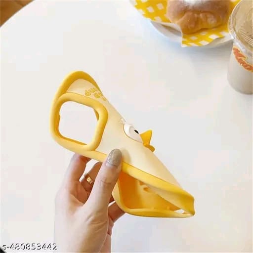 For iPhone 13 Pro | Cute Fun Duck 3D Ball Silicone Yellow Case | Body Protection | Camera Protection | Shock Proof |