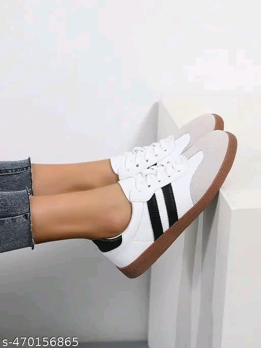Layasa New Flat Women's Stylish Casual Sports Sneakers | Walking Snekers Shoes | Partywear Sneakers | Running Sneakers For Women's and Girl
