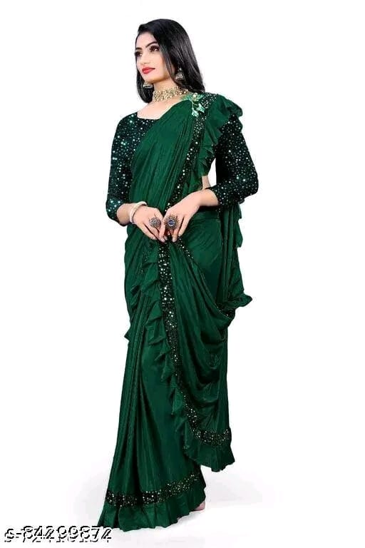 Women's Printed Saree With Blouse Piece Kasavu Silk Yellow Saree Kanjieevaram Coton Silk Multicolor Saree Banarasi Banarasi