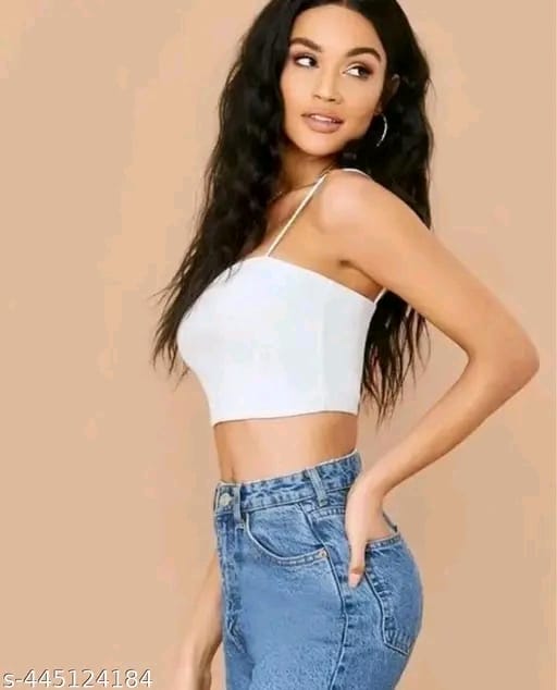 Strip Design Trending Bra Type Crop Top Looks Cool design Superb Top