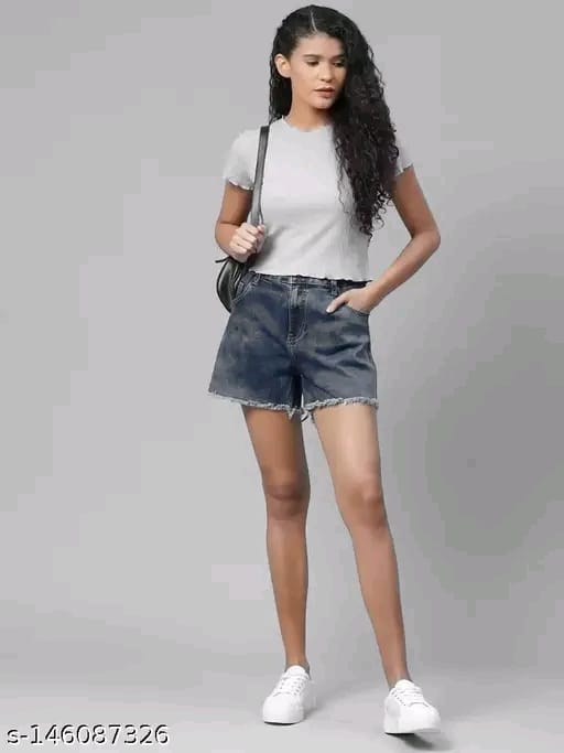 SHORT SLEEVE CROP TOP FOR WOMEN