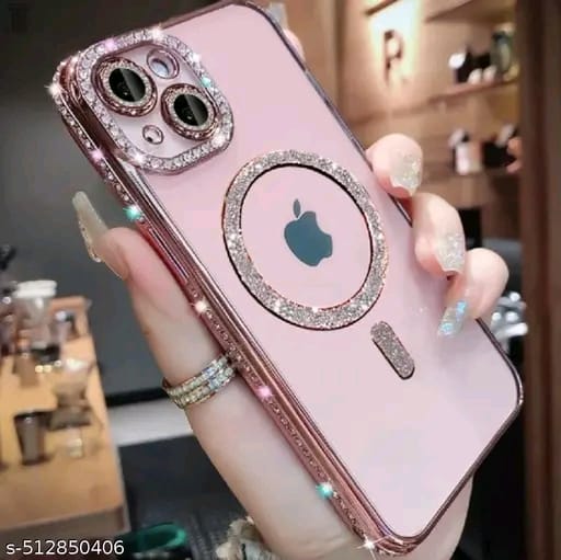 Clickfleek Back Case For Apple iphone 15 | Luxury Bling Diamond Case Cover