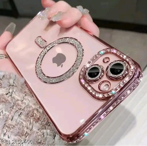 Clickfleek Back Case For Apple iphone 15 | Luxury Bling Diamond Case Cover