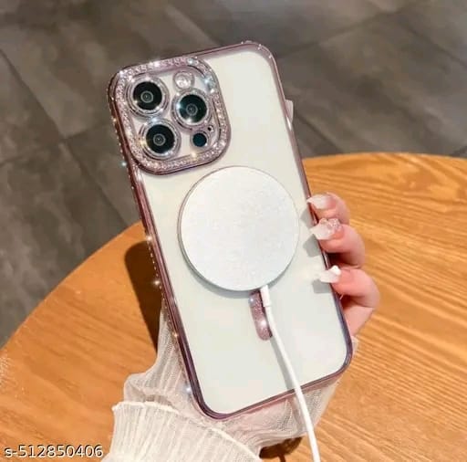 Clickfleek Back Case For Apple iphone 15 | Luxury Bling Diamond Case Cover