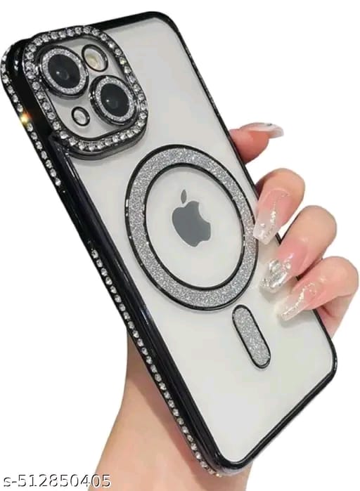 Clickfleek Back Case For Apple iphone 15 | Luxury Bling Diamond Case Cover