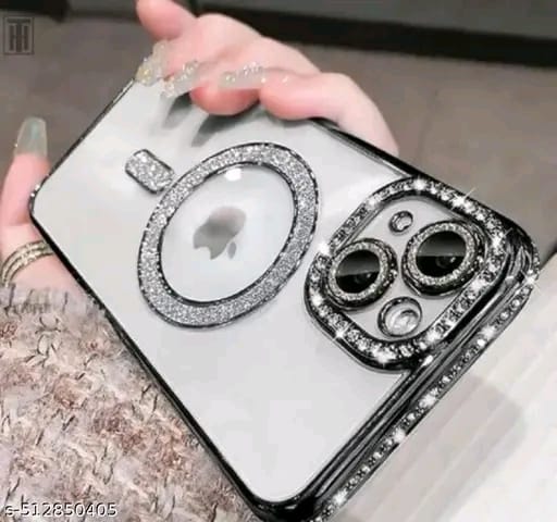 Clickfleek Back Case For Apple iphone 15 | Luxury Bling Diamond Case Cover