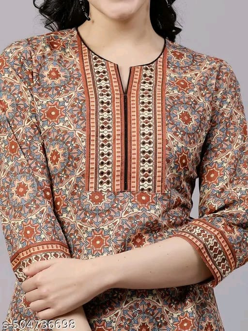 "Women's Rayon Printed Short Kurta | Short Kurta For Women | Short Kurta | Printed Short Kurta | | Womens Printed Cotton Top | Short Kurti | "