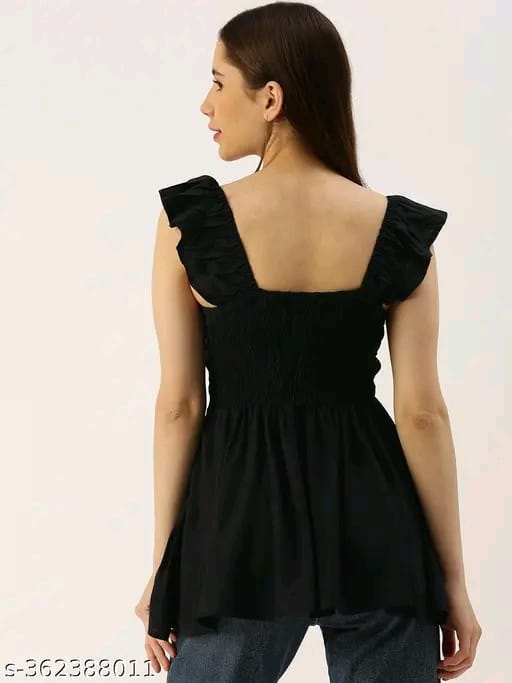 PRG Casual Sleeveless White Women Top