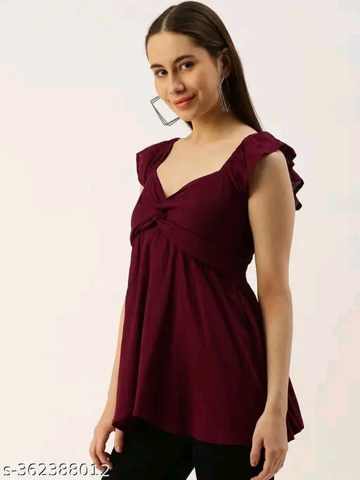 PRG Casual Sleeveless White Women Top