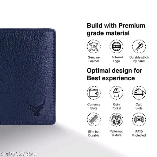 BUFFHIDE RFID Protected 100% Genuine Leather Gift Hamper For Men | Leather Wallet For Men's | Wallets Branded | Wallets For Men (Lee-on Black) ,Leather wallet combo for men