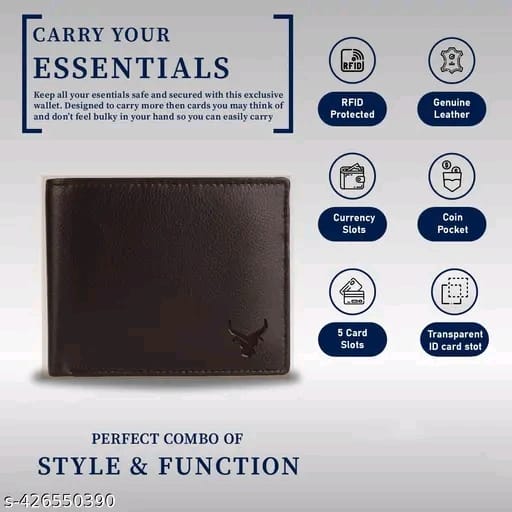 BUFFHIDE RFID Protected 100% Genuine Leather Gift Hamper For Men | Leather Wallet For Men's | Wallets Branded | Wallets For Men (Merchant-Navy) ,Leather wallet combo for men