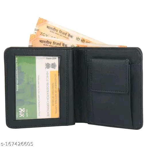 Men Casual Artificial Leather Wallet wallet for men/men's wallets /Bifold Compact /ID window./Coin pocket/Multi-card/Top Selling
