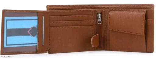 Trendy Men's Wallet, Simple Purse, Gents Wallet, Gents Purse for Men Colour Brown
