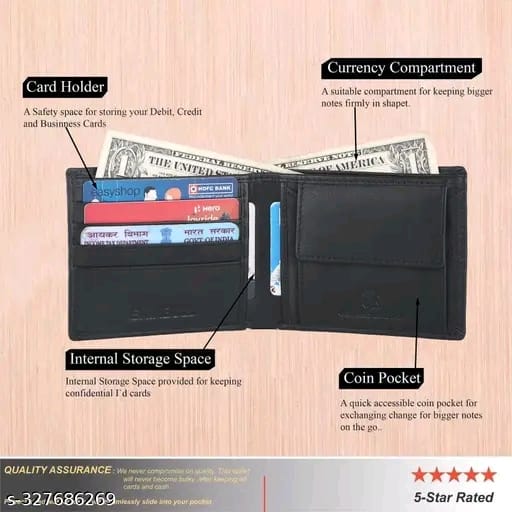 SKINBULL RFID Protected 100% Genuine Leather Wallet for Men | High Quality Leather Wallet