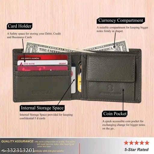 SKINBULL RFID Protected 100% Genuine Leather Wallet for Men | High Quality Leather Wallet
