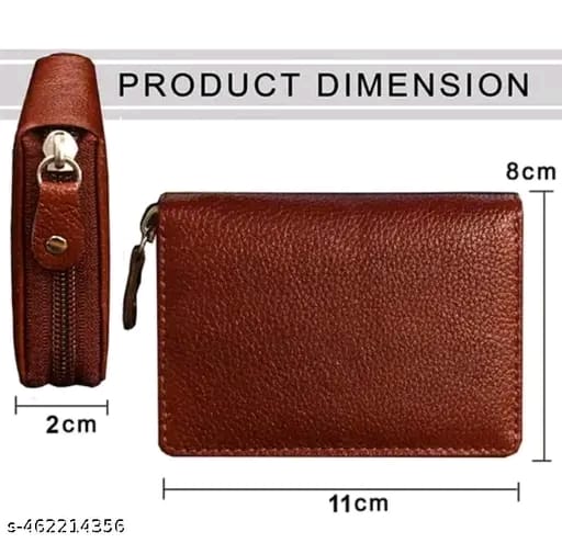 High Quality Zipper, 9 Slots Leather Credit Card Holder | ATM Card Holder For Mens and Womens (PACK OF 1)