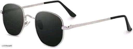 Unisex Black Fiber & Plastic Rectangular , UV Protected Mc Stan Sunglasses (Pack of 2)