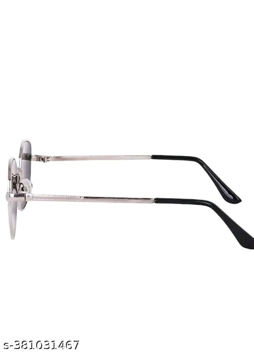 Unisex Silver Metal Square , UV Protected Mc Stan Sunglasses (Pack of 1)