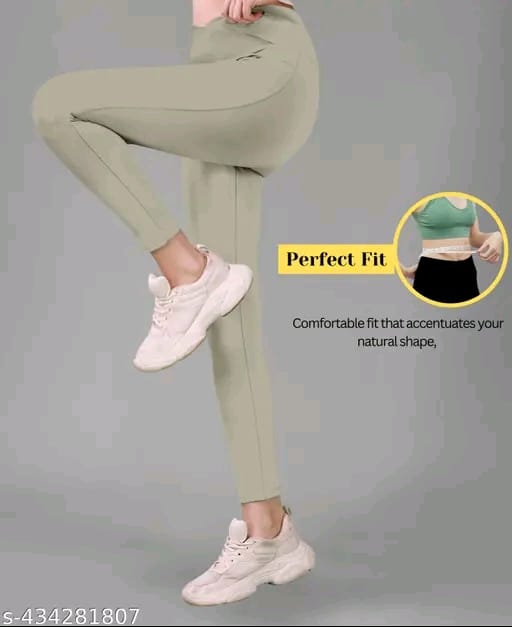 Women's Pack of 1 V Shape High Waist Belt D.Grey Solid Tights |Activewear|Yogawear|Gymwear|Sportswear|Active Bottomwear