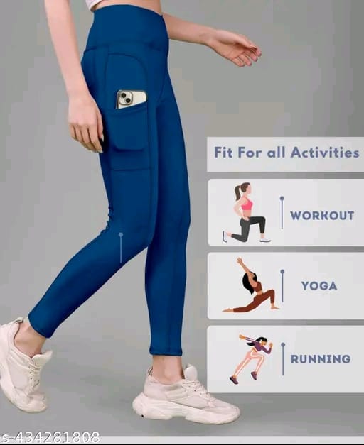 Women's Pack of 1 V Shape High Waist Belt D.Grey Solid Tights |Activewear|Yogawear|Gymwear|Sportswear|Active Bottomwear