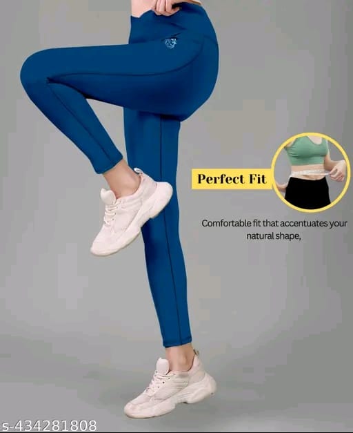 Women's Pack of 1 V Shape High Waist Belt D.Grey Solid Tights |Activewear|Yogawear|Gymwear|Sportswear|Active Bottomwear