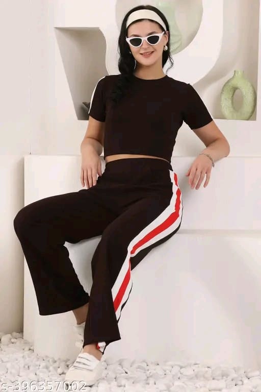 Selecting Fashion Women's Top & Bottom Set Gym Wear | Jogging Wear | Sport Wear | Running Suits For womens | Strip Wear