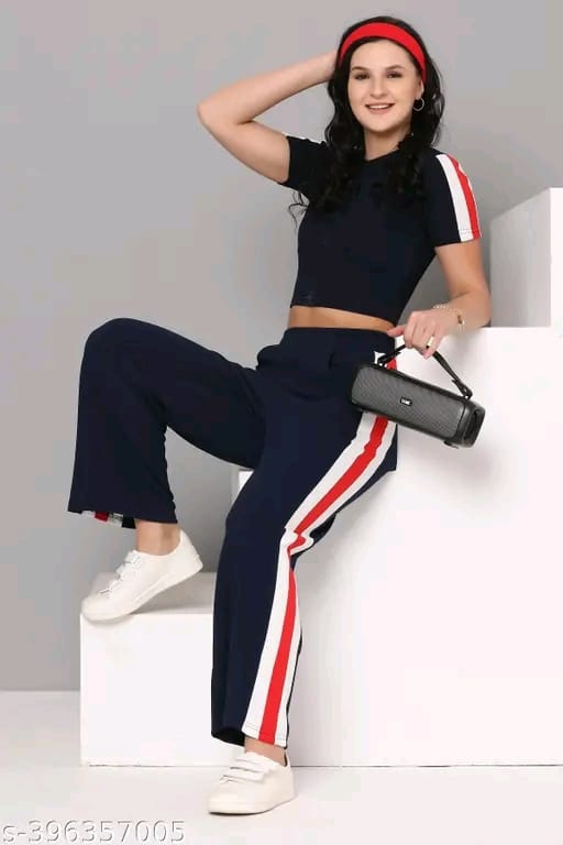 Selecting Fashion Women's Top & Bottom Set Gym Wear | Jogging Wear | Sport Wear | Running Suits For womens | Strip Wear