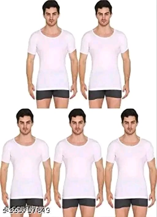 4PCS Men’s Cotton Vest Color Innerwear Combo Pack Of 4