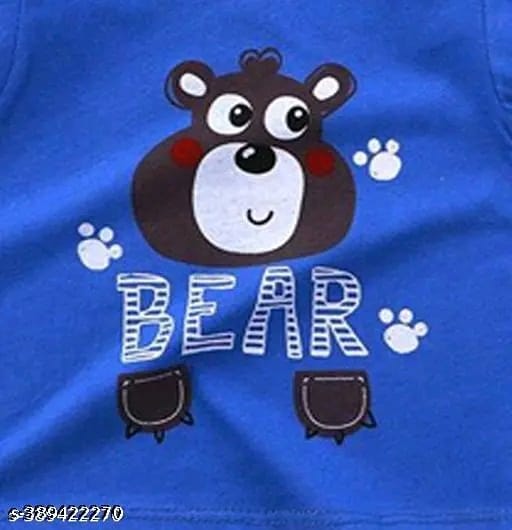 Cotton Fancy Printed T-Shirt and Shorts For Boys and Girls