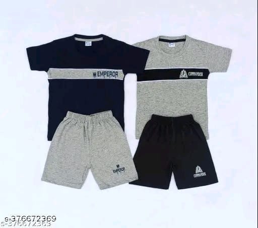 Stylish Boys Tshirt with shorts set Dress combo set