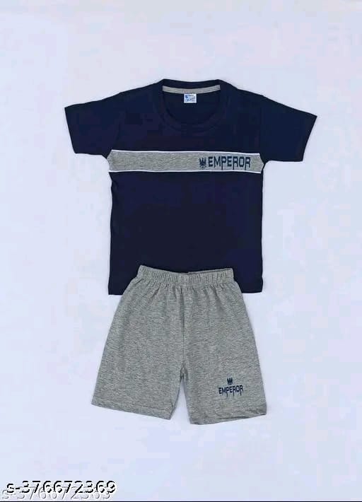 Stylish Boys Tshirt with shorts set Dress combo set