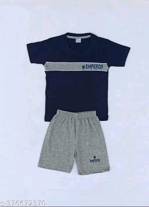 Stylish Boys Tshirt with shorts set Dress combo set