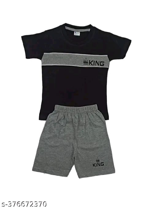 Stylish Boys Tshirt with shorts set Dress combo set
