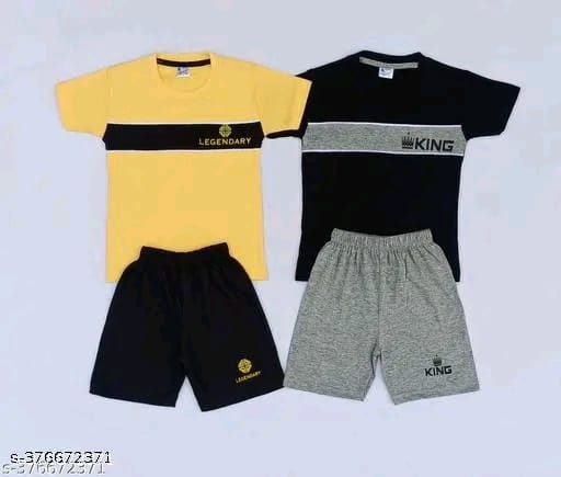 Stylish Boys Tshirt with shorts set Dress combo set