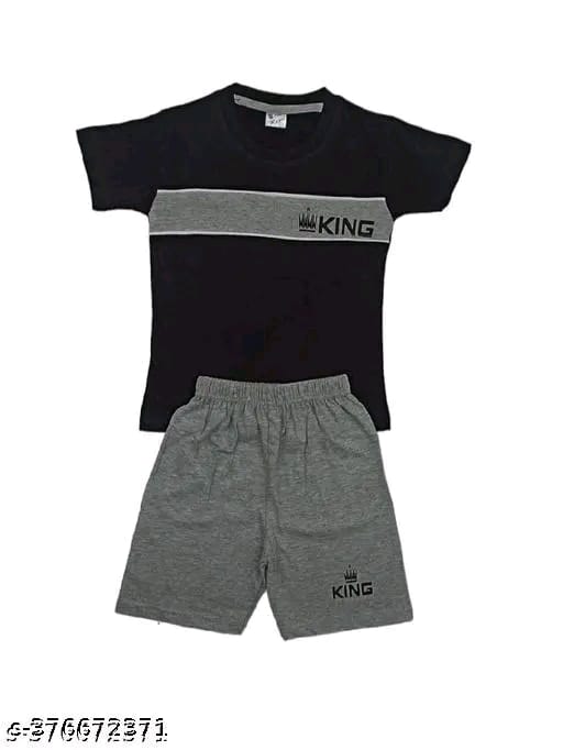 Stylish Boys Tshirt with shorts set Dress combo set
