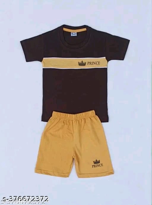Stylish Boys Tshirt with shorts set Dress combo set