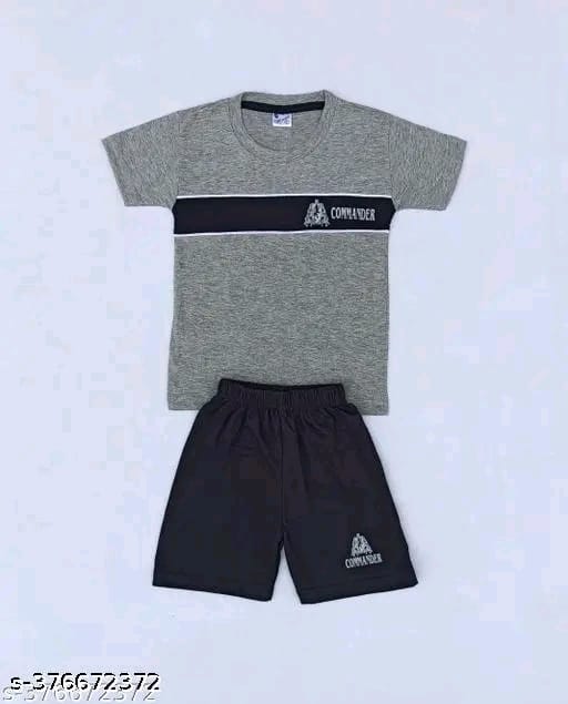 Stylish Boys Tshirt with shorts set Dress combo set