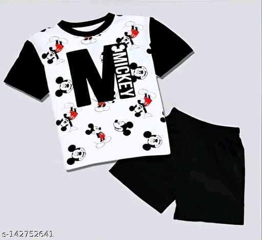 TRENDY BOYS PRINTED T-SHIRT AND PANT