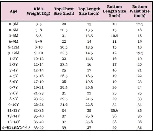 Tinkle Elegant Girls Top & Bottom Sets