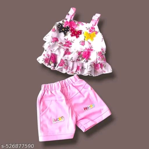 Delight Cute Baby girl Top and Shorts