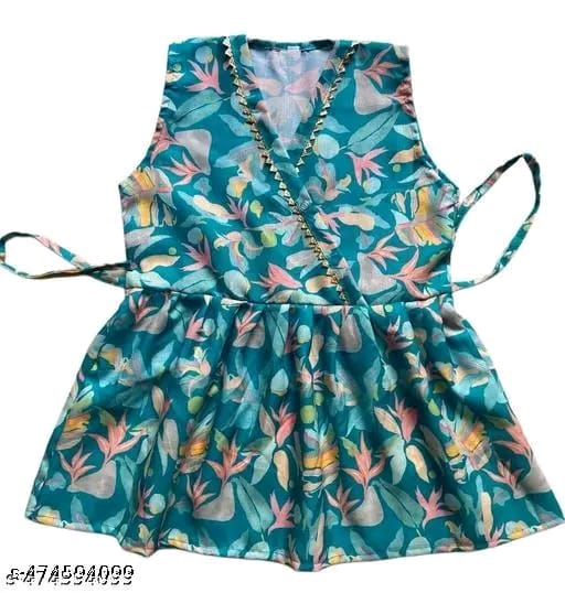 Cutiepie Elegant Girls Top & Bottom Sets This product is made in 100% Rayon slub fabric.