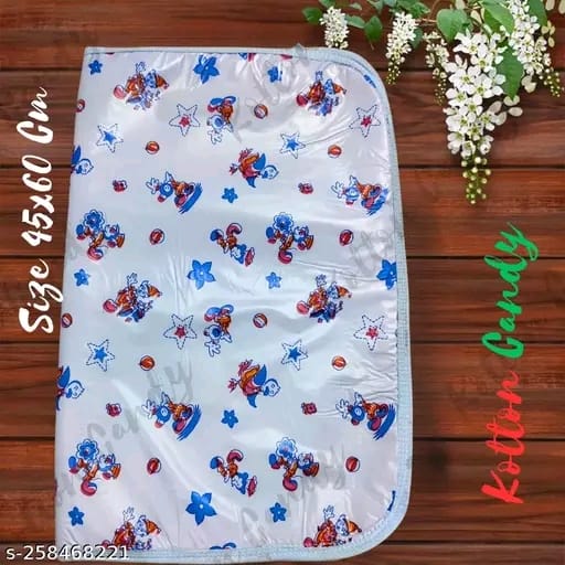 Kotton Candy New Born Baby Urine Sheets Waterproof, Bed Protector Baby Dry Sheet, Baby Dry Mats Waterproof and New Baby Born Products Combo 3 pcs set, Dry Sheet (0-6 Month)
