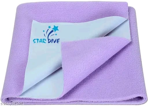 STAR DIVE Waterproof Drysheet, Baby bed Protector, Urine Sheet, Diaper free Sleeping Mat, Play Mat, Massage Mat, Menstrual flow Mat, washable, Reusable, Breathable, Skin Friendly, Heat Free, small size 100X70 cm (pack of 2)