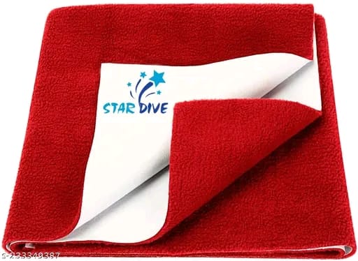 STAR DIVE Waterproof Drysheet, Baby bed Protector, Urine Sheet, Diaper free Sleeping Mat, Play Mat, Massage Mat, Menstrual flow Mat, washable, Reusable, Breathable, Skin Friendly, Heat Free, small size 50X70 cm (pack of 3)