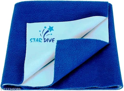 STAR DIVE Waterproof Drysheet, Baby bed Protector, Urine Sheet, Diaper free Sleeping Mat, Play Mat, Massage Mat, Menstrual flow Mat, washable, Reusable, Breathable, Skin Friendly, Heat Free, small size 50X70 cm (pack of 3)