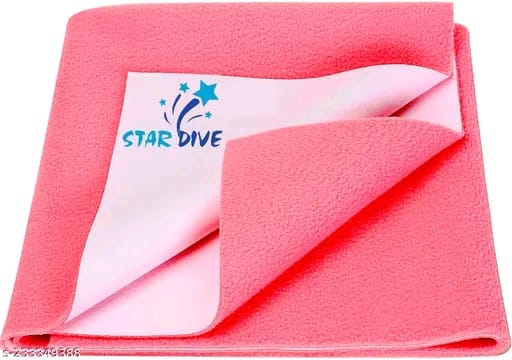 STAR DIVE Waterproof Drysheet, Baby bed Protector, Urine Sheet, Diaper free Sleeping Mat, Play Mat, Massage Mat, Menstrual flow Mat, washable, Reusable, Breathable, Skin Friendly, Heat Free, small size 50X70 cm (pack of 3)