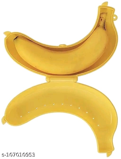 Set of 2 Banana Case Banana Fruit Storage Holder Cover Box for Kids (Multi 2)