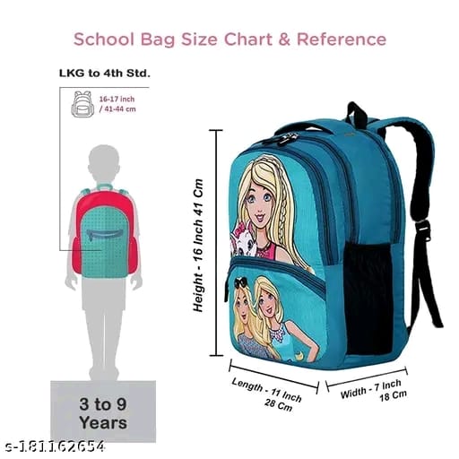 Designer School Bag for Kids, Boys, Girls, Travelling Bag, Picnic Bag, Gift Purpose Multicolor Kids Bags, School Bag, Bags, Kids School Bags, Kids Backpack For 2-7 Years